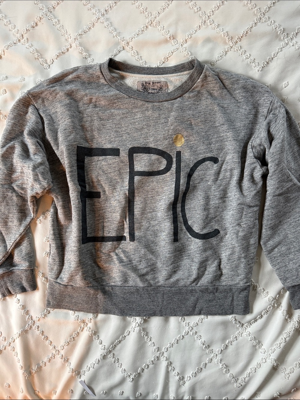 J. Crew 'EPIC' Crewneck Sweater Casual Pullover 100% Cotton Size Medium